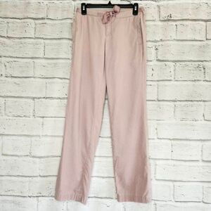 Club Monaco Pink Corduroy Pants Bowtie Straight Leg Womens Size 0 100% Cotton